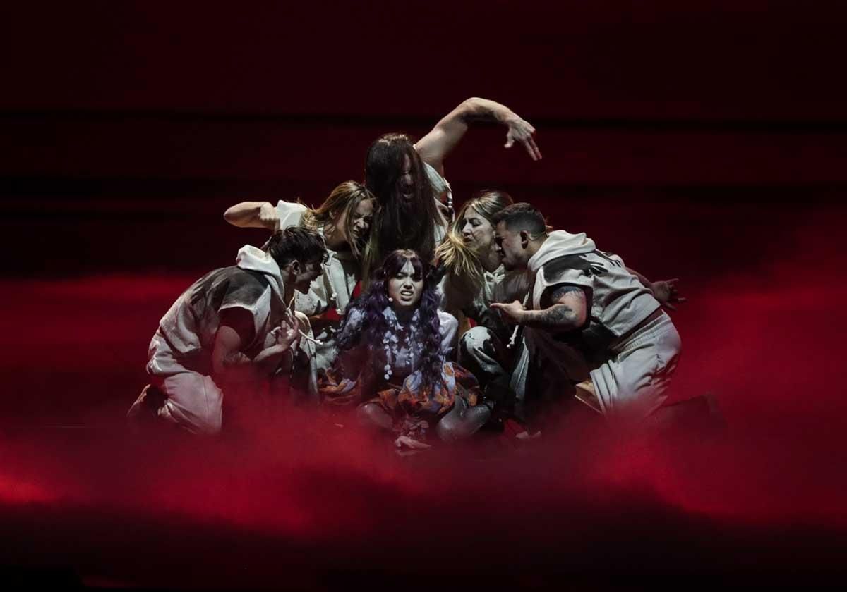 Roxen, la representante de Rumanía para Eurovisión 2021, ensaya en Rotterdam