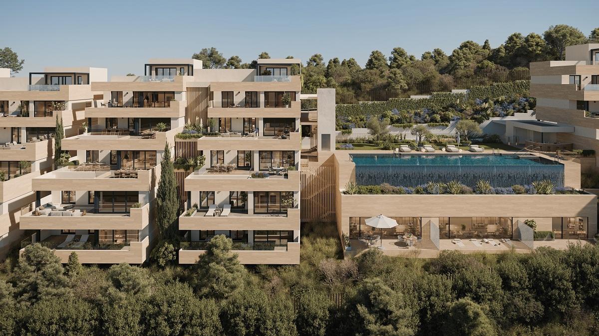 Imagen de la promoción Soleil de Insur, en la zona de de Altos de los Monteros (Marbella), en la provincia de Málaga.