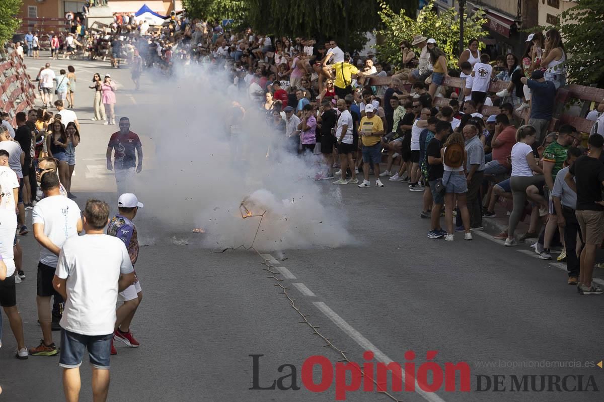El segundo encierro de las Fiestas de Moratalla se salda con un herido