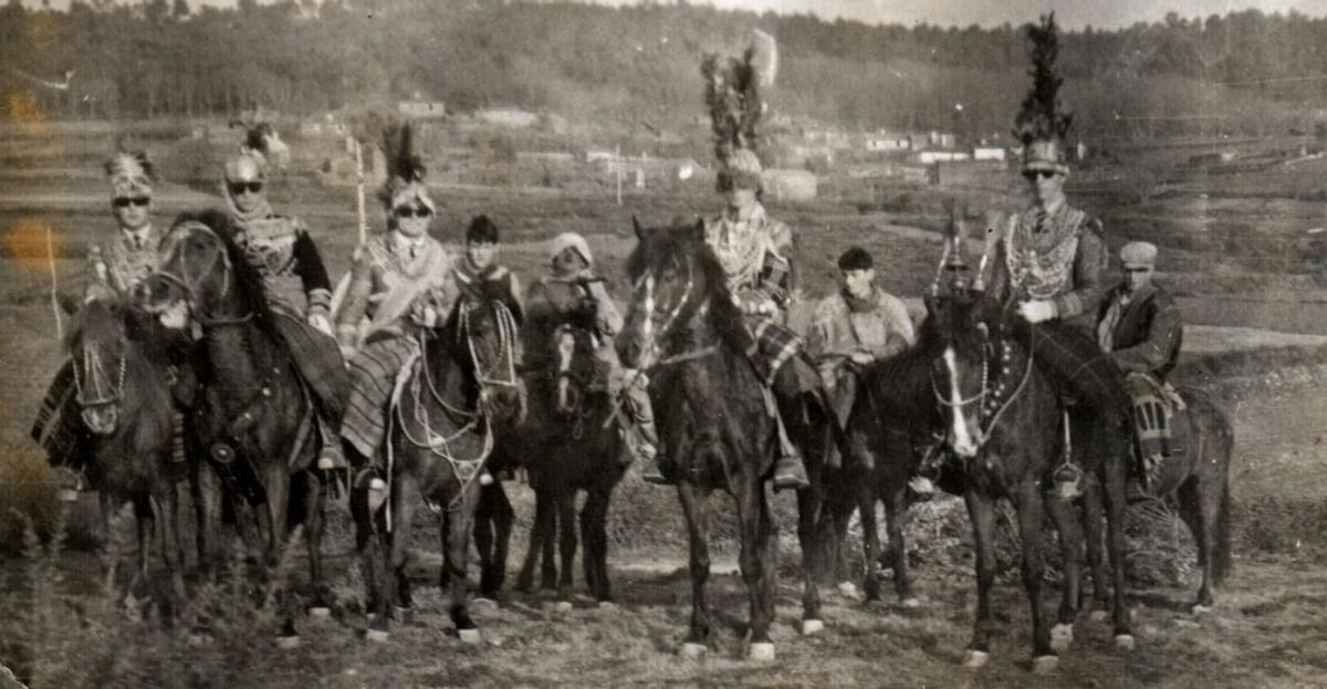 Los Xenerais en Salgueiros en 1957.