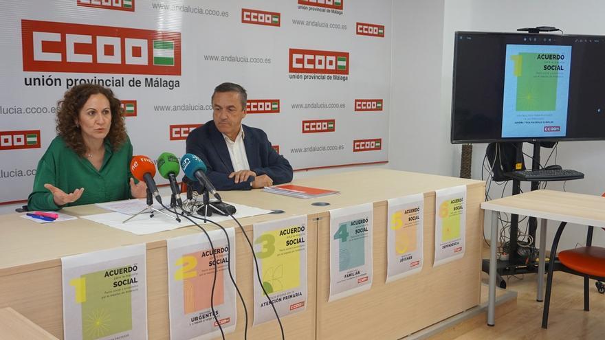 CCOO calcula que dos de cada tres malagueños podrían beneficiarse de alguna de las medidas del Pacto Social andaluz