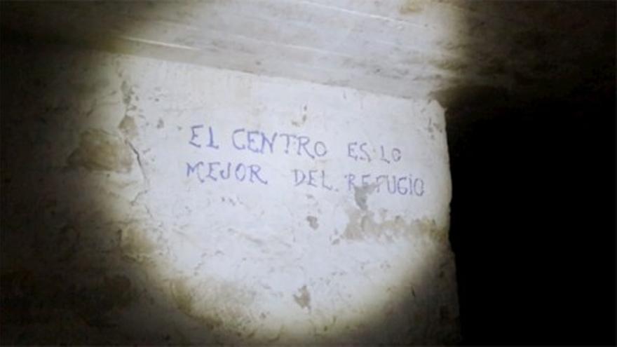 Refugio antiaéreo de la Guerra Civil en la Plaza Séneca