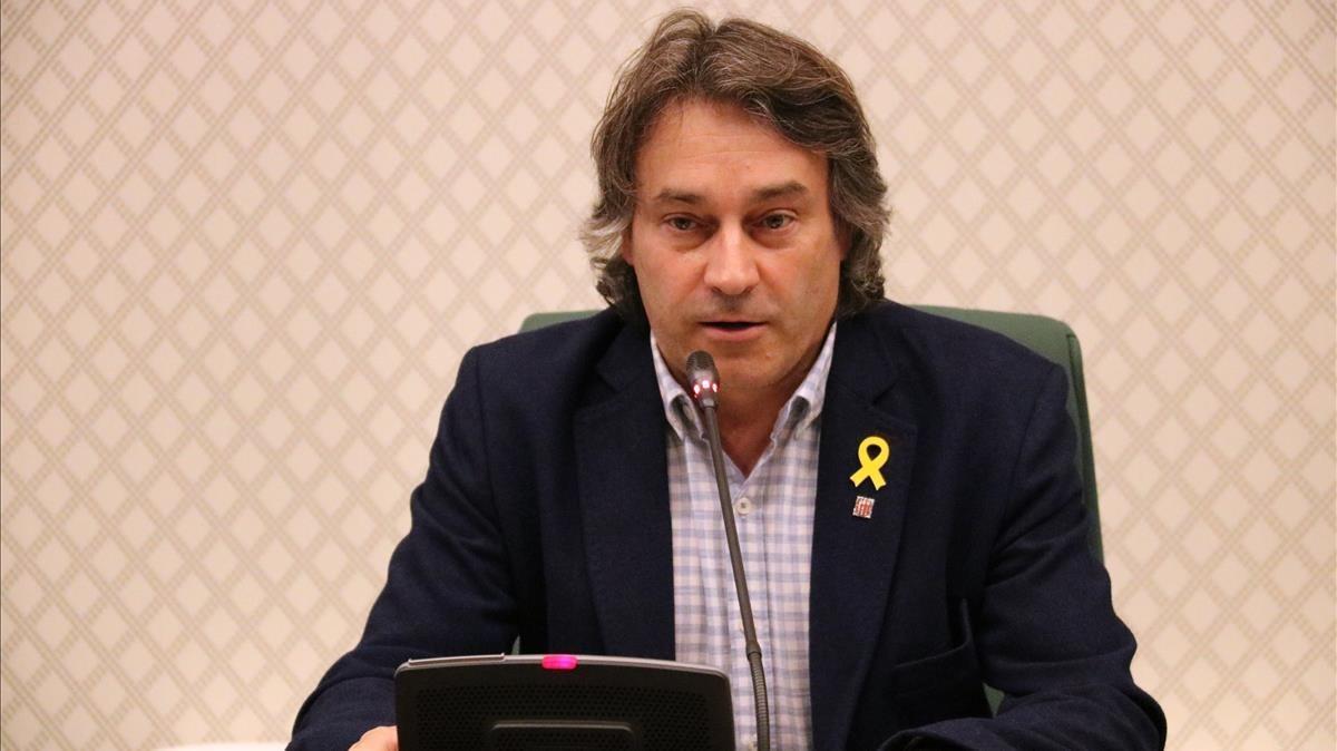 El presidente de la Comisión de Investigación de los atentados de Barcelona, Jordi Munell.