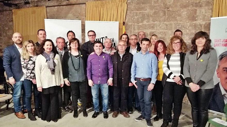 Integrants de la llista de Junts per Sant Joan a les municipals del 2019