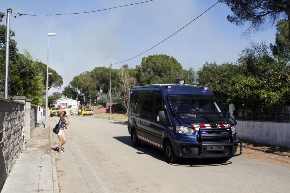 Incendi a Santa Coloma de Farners