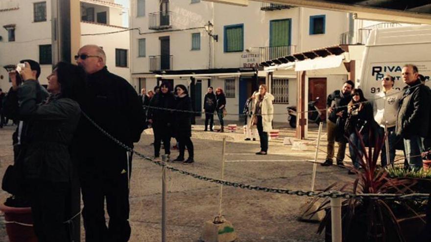 Actores de Castellón ruedan en el Chiringuito de Pepe