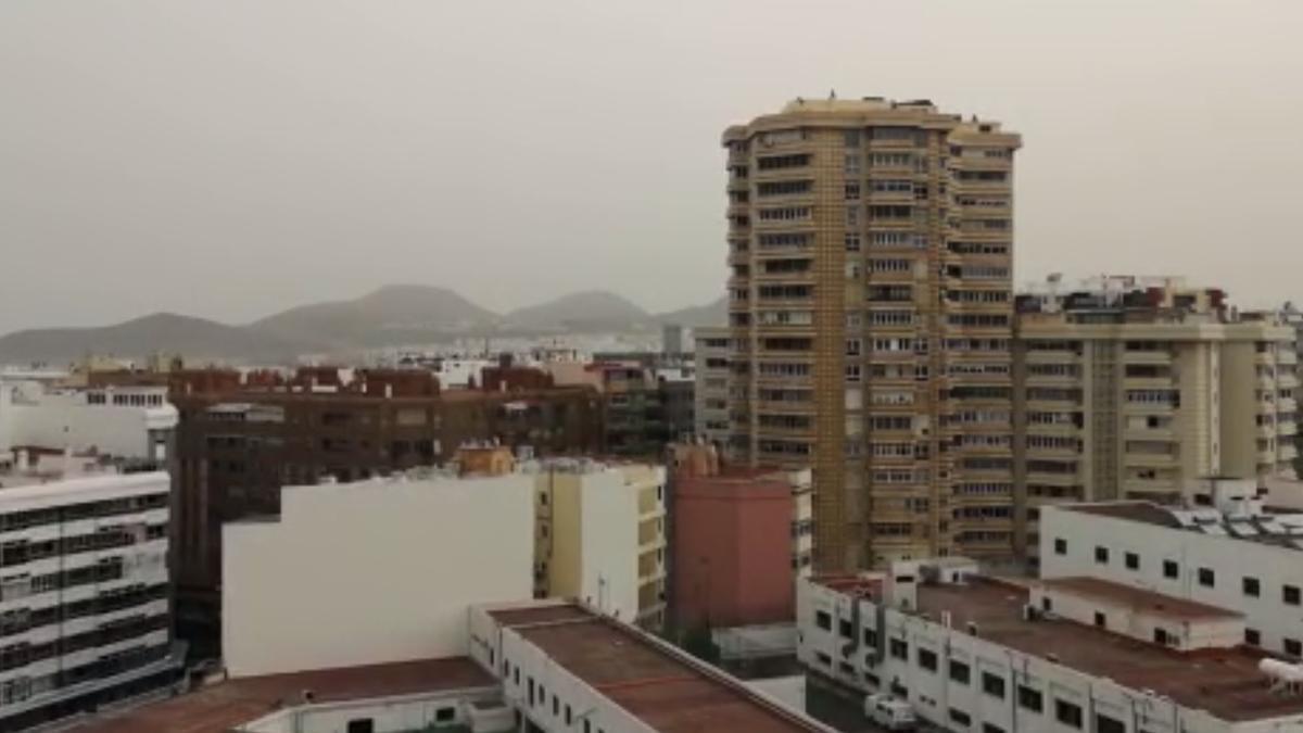 Así es la jornada de calima en Gran Canaria (12/07/21)