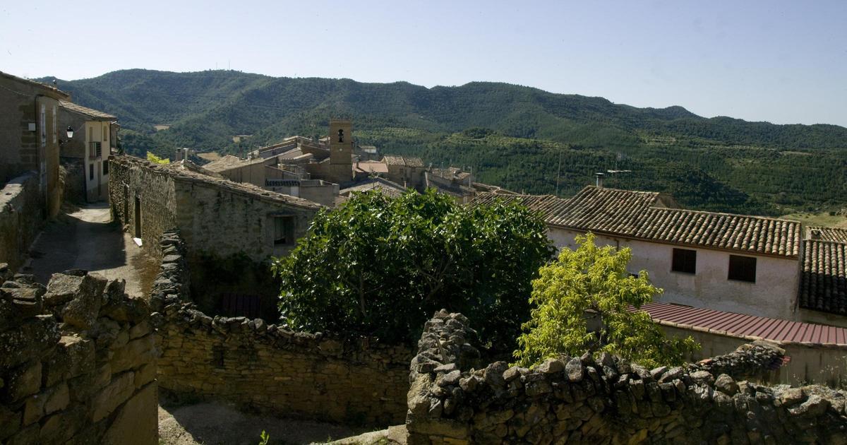 La localidad de Orés, en la comarca Cinco Villas, provincia de Zaragoza.