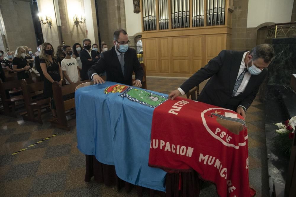 Funeral de Juan José Corrales, exalcalde de Siero