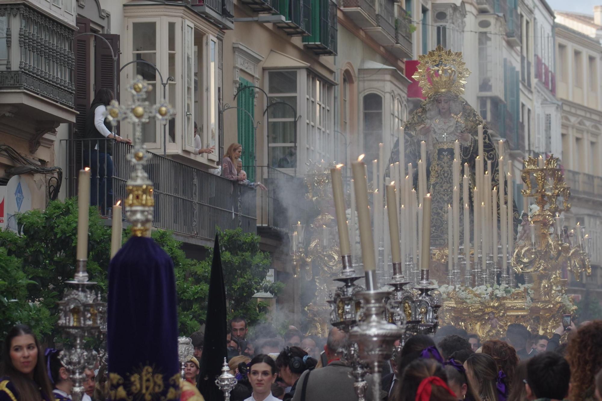 Salida de la cofradía de Viñeros, el Jueves Santo de 2024.