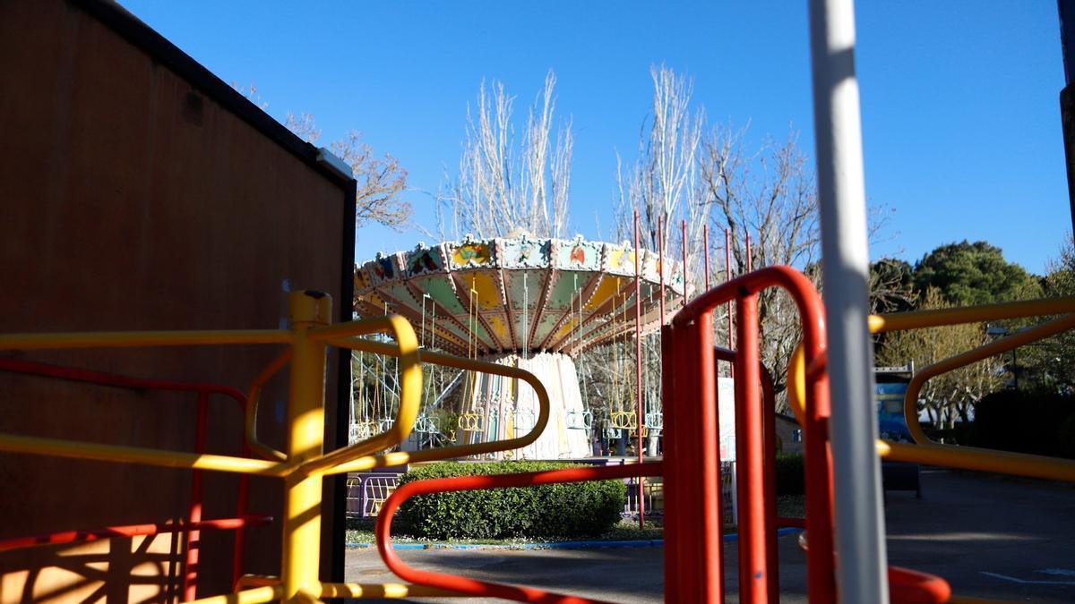 Estado actual del Parque de Atracciones de Zaragoza.