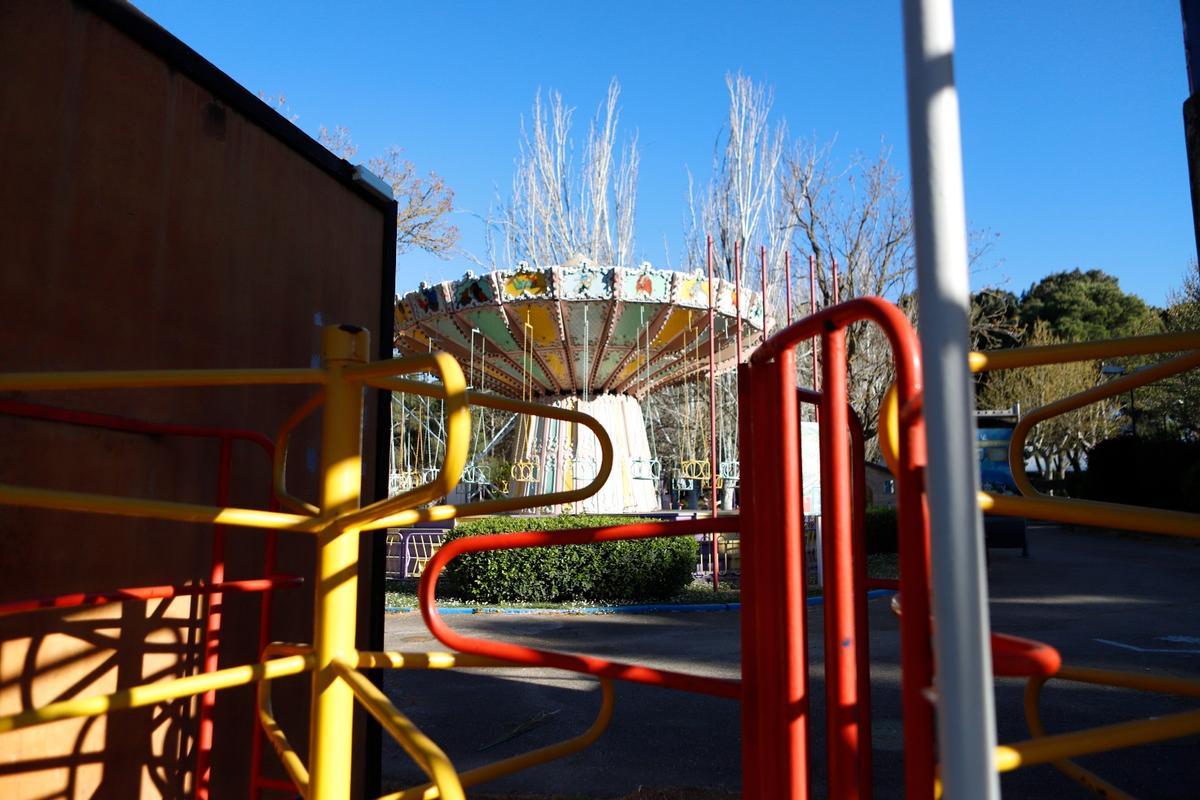 Estado actual del Parque de Atracciones de Zaragoza.