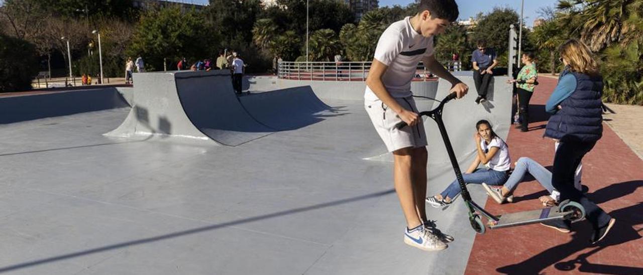 El skatepark del Gulliver tras su última remodelación
