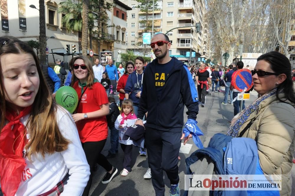 Marcha solidaria de Jesús-María por Haití