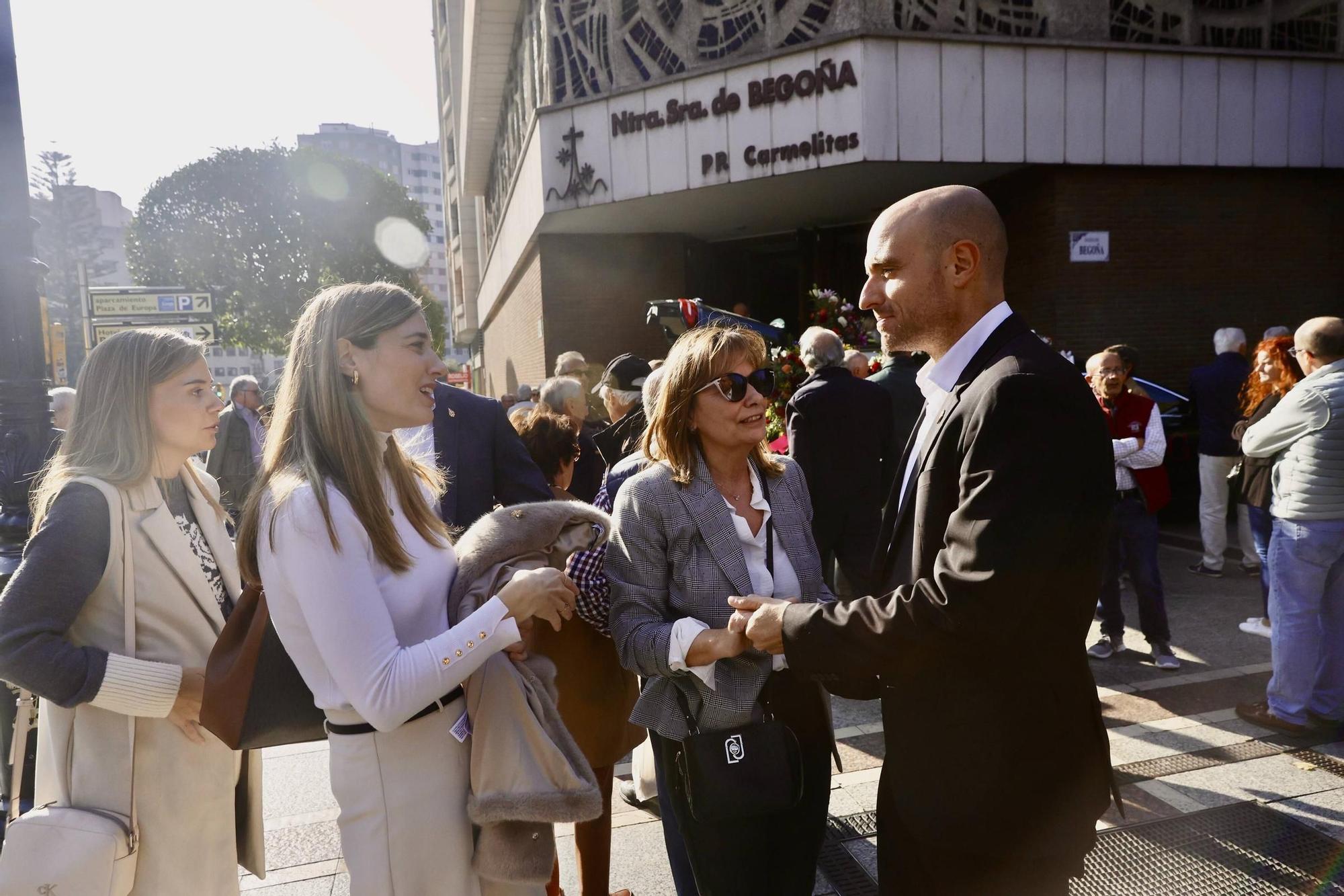 Funeral de José Manuel Espinosa, "Epi", exjugador del Sporting