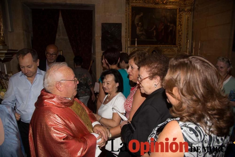 Homenaje a Alfonso Moya, Rector de la Basílica de