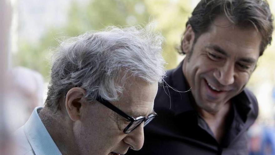 buena sintonía. Woody Allen y Javier Bardem, en la presentación de &quot;Vicky Cristina Barcelona&quot; en la Ciudad Condal.