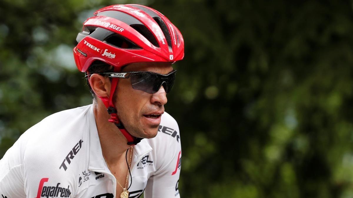 Contador, en el Tour de Francia.