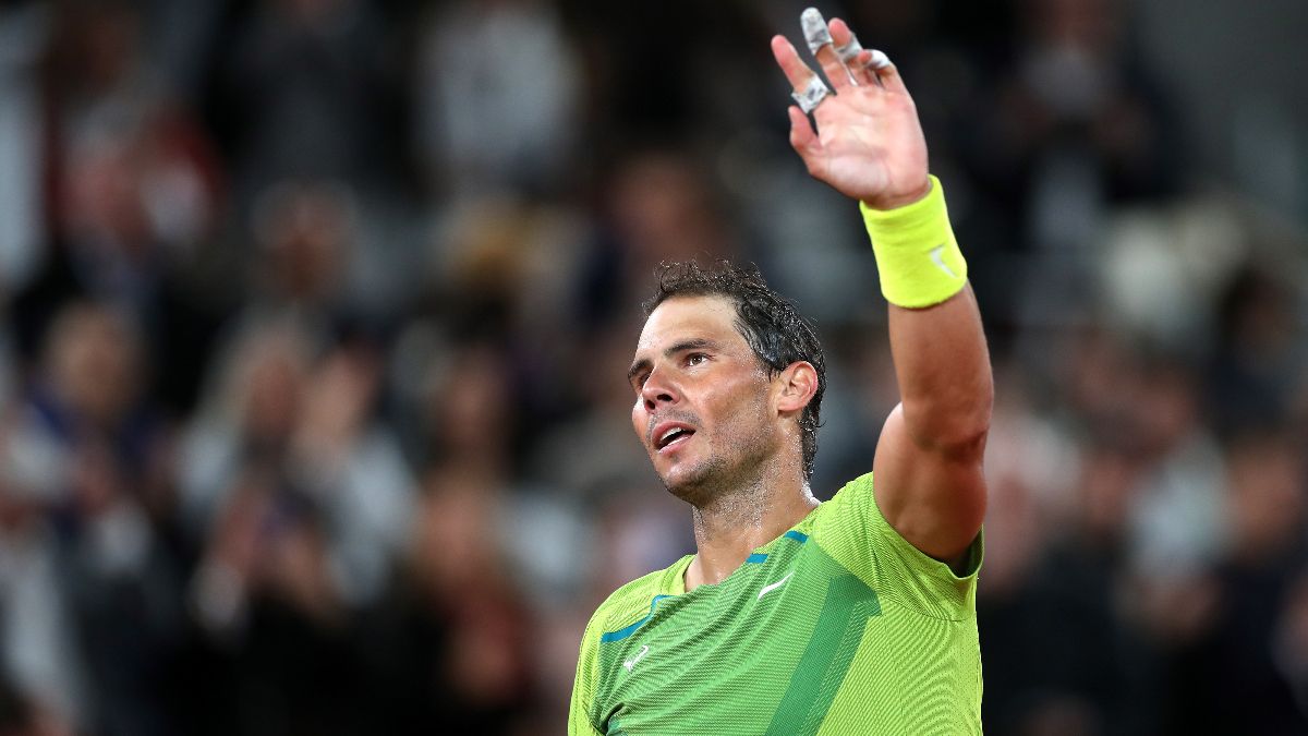 Nadal durante uno de sus partido en Roland Garros