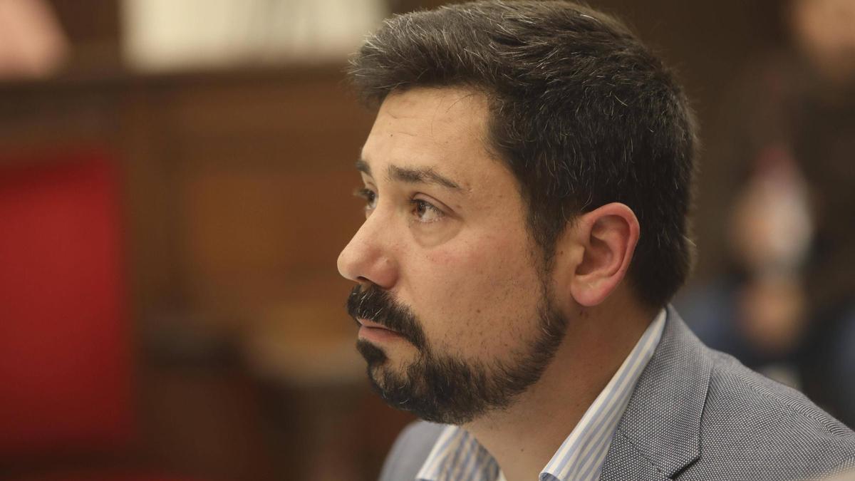 Roberto Rovira, en un pleno.