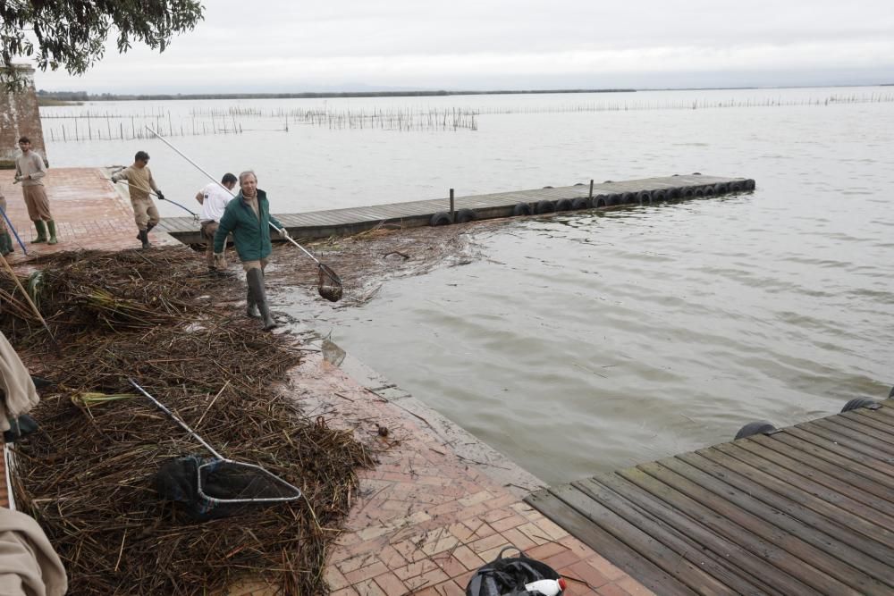 Nivel del agua en El Palmar tras la gota fria.