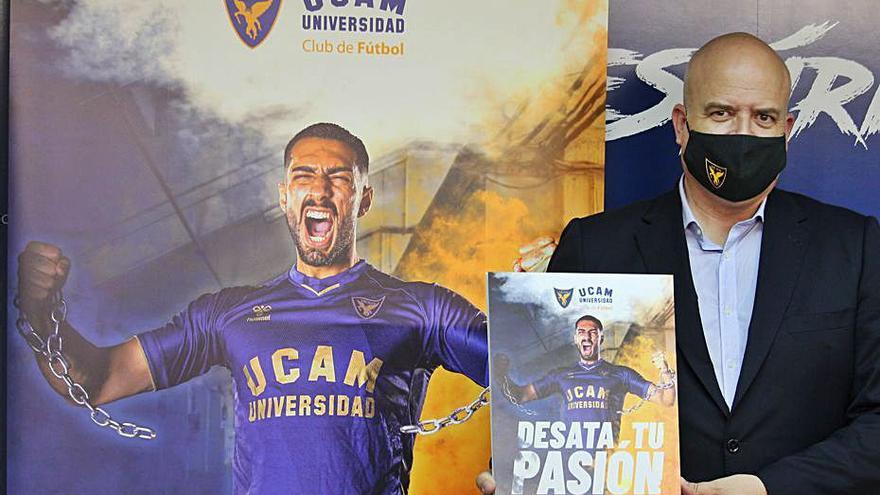 Pablo Rosique, portavoz del UCAM CF.  | PRENSA UCAM CF