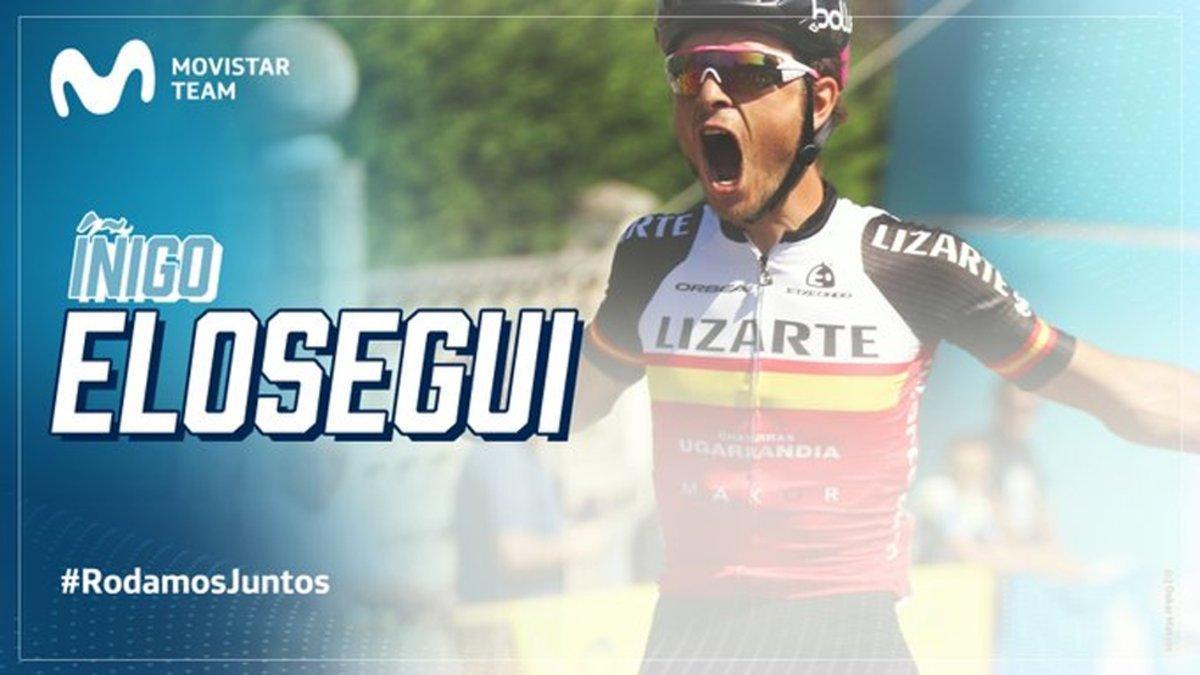 Iñigo Elosegui, la última incoporación del Movistar Team