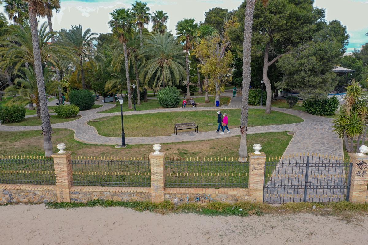 Aspecto del parque de Doña Sinforosa