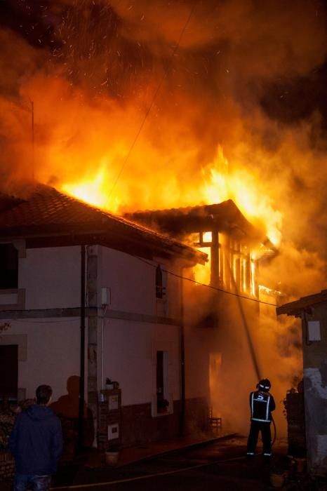 Incendio en una vivienda de Noreña