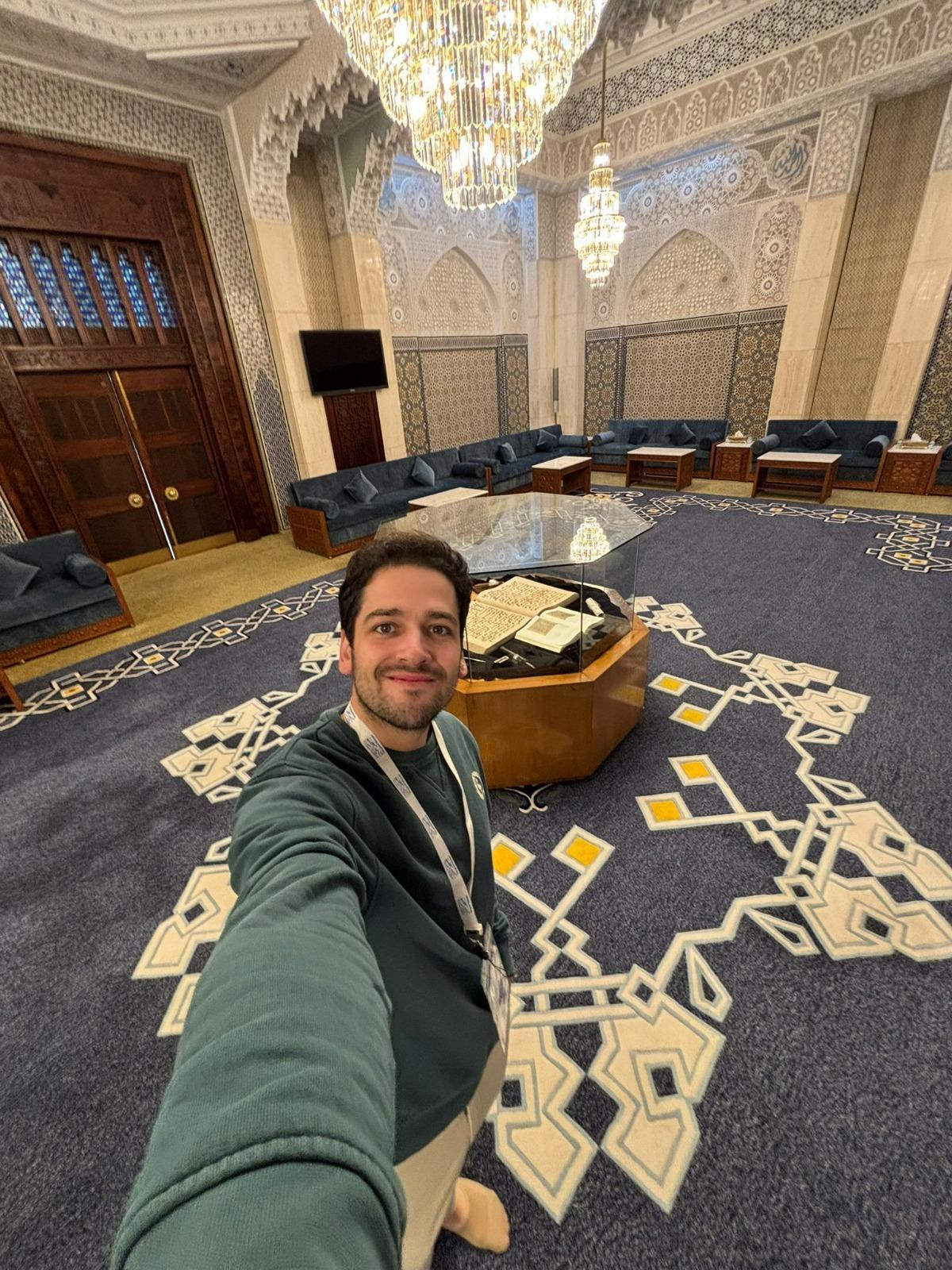 Manuel Muñoz en Kuwait.