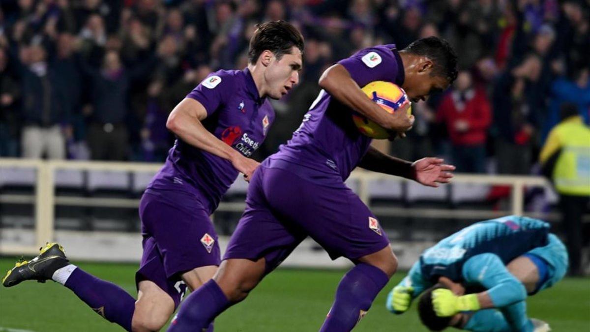 La Fiorentina empató el duelo hasta en dos ocasiones.