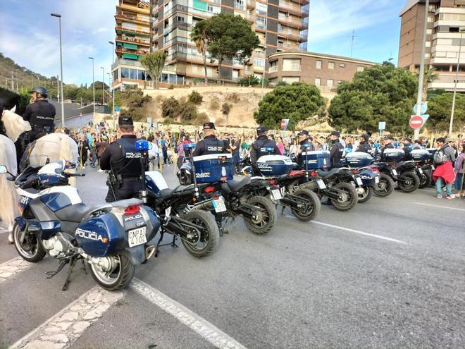 La Policía Nacional con Santa Faz