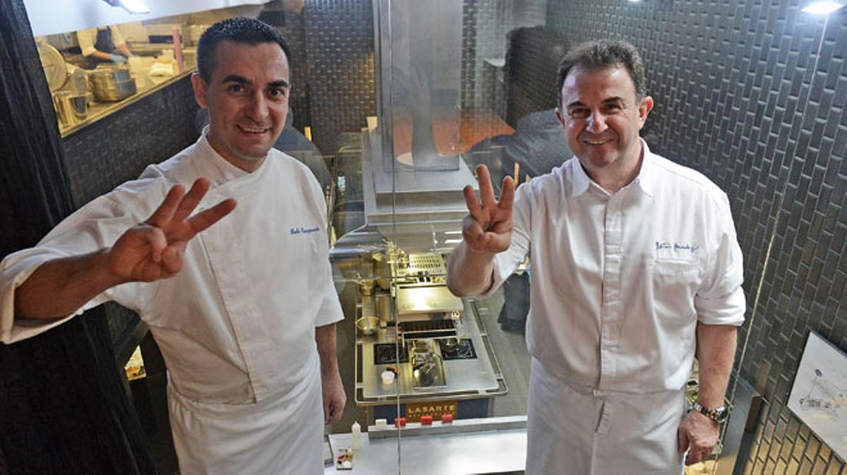 Martín Berasategui aconsegueix per a Barcelona el primer restaurant amb tres estrelles Michelin.