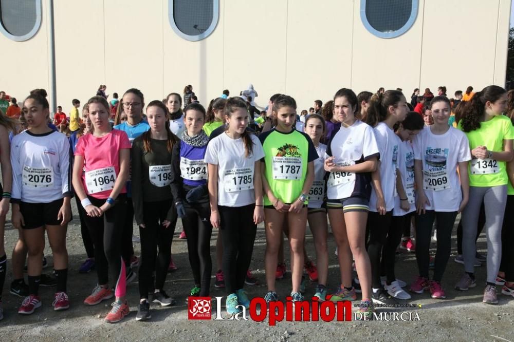 Final Regional de Cross Escolar: cadetes