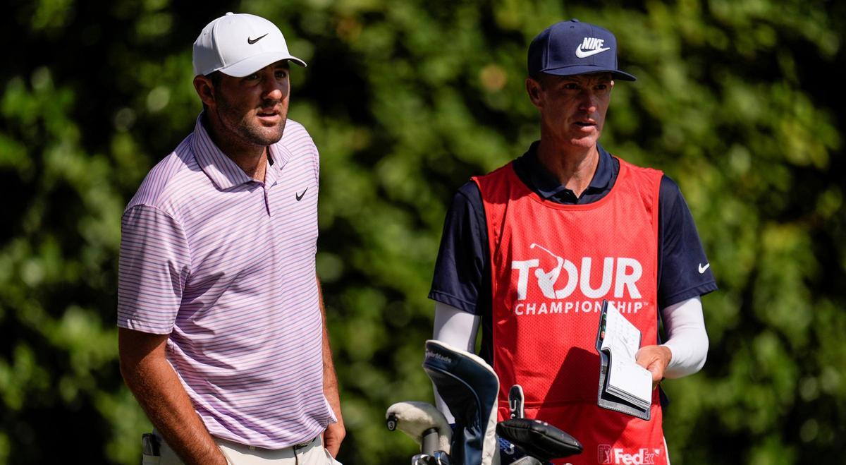 Scottie Scheffler y su caddie, Ted Scott, han formado una pareja imbatible esta temporada