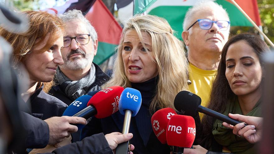 La líder de Sumar y vicepresidenta segunda y ministra de Trabajo y Economía Social en funciones, Yolanda Díaz.