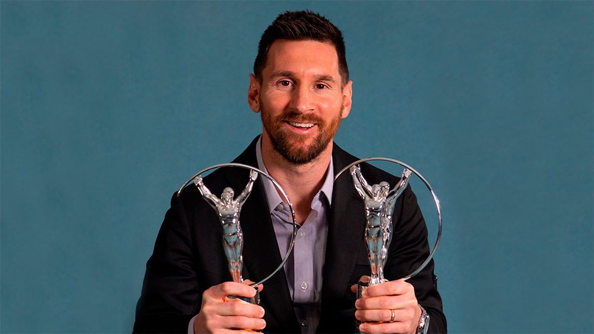 Leo Messi, en la gala de los Laureus