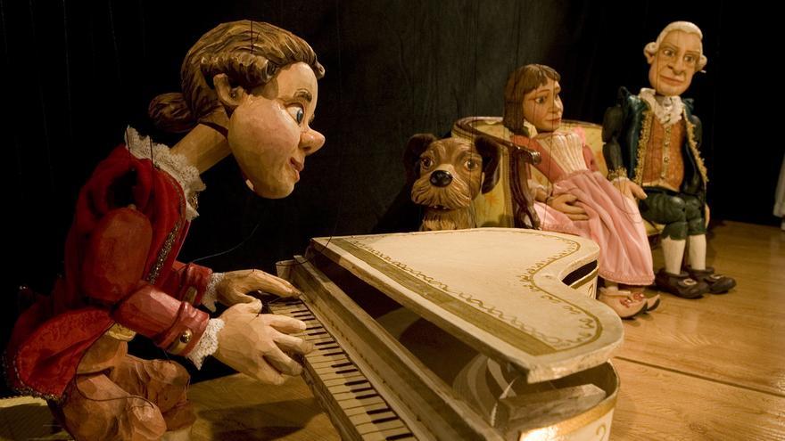 Títeres Cachirulo recrea la infancia de Mozart en el Teatro Arbolé