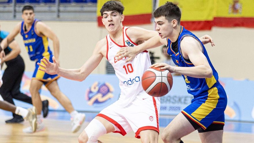 Darío Parra brilla en el triunfo de España sub-16 en octavos de final del Eurobasket
