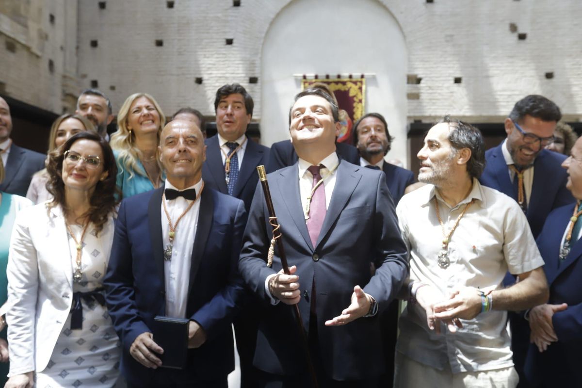 Un momento de la foto de todos los concejales de la corporación.