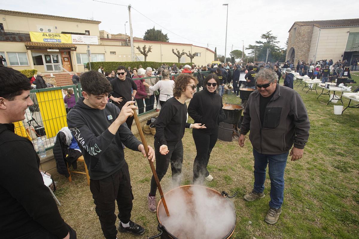 Albons carnaval dinar popular tradicional arrossada d'Albons