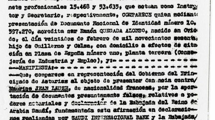 A la izquierda, copia de la denuncia que el Gobierno regional presentó ante la Jefatura Superior de Policía por el engaño del &quot;Petromocho&quot;.