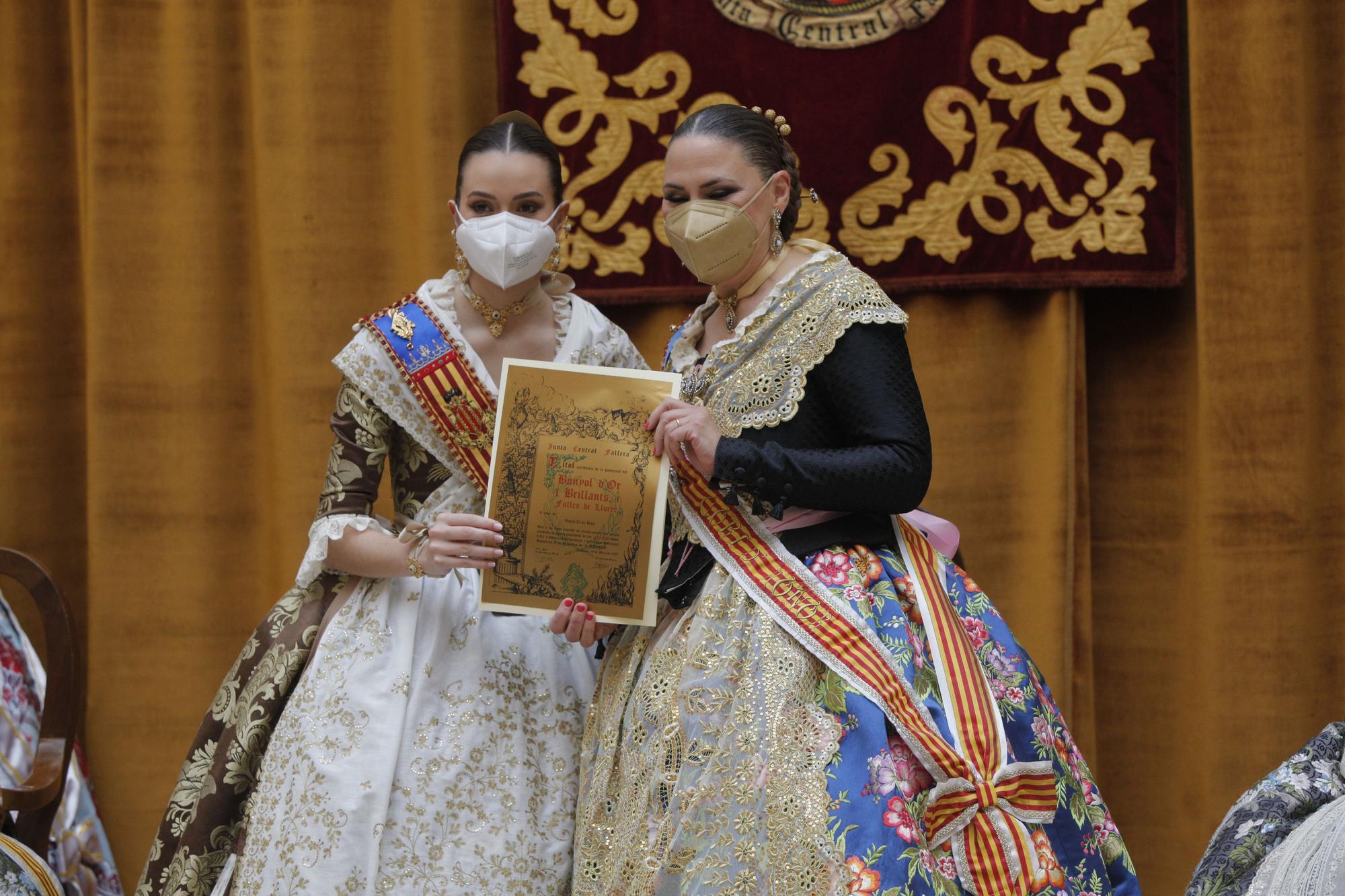 Las dos sesiones de homenaje de "brillants" en las fallas de Jesús