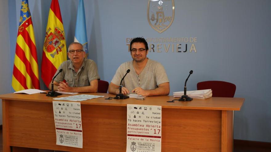 Presentación del concejal José Hurtado y el edil Víctor Ferrández