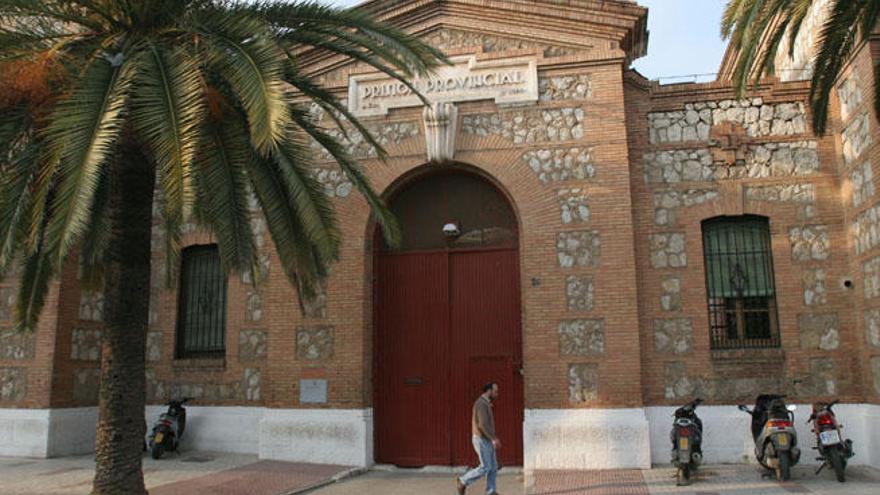 Fachada de la antigua cárcel provincial de Málaga.