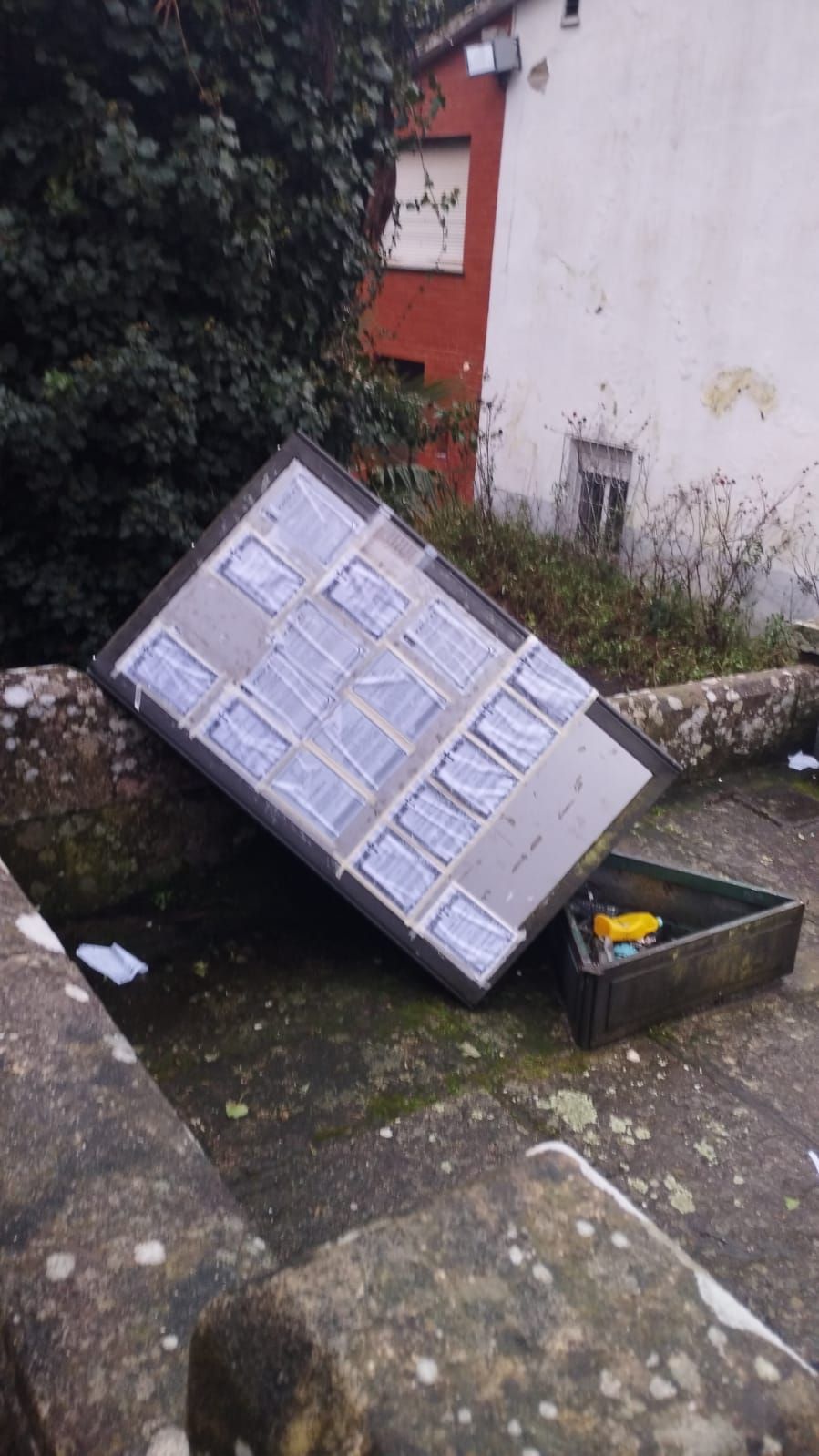 Reguero de incidencias en Lalín por el temporal