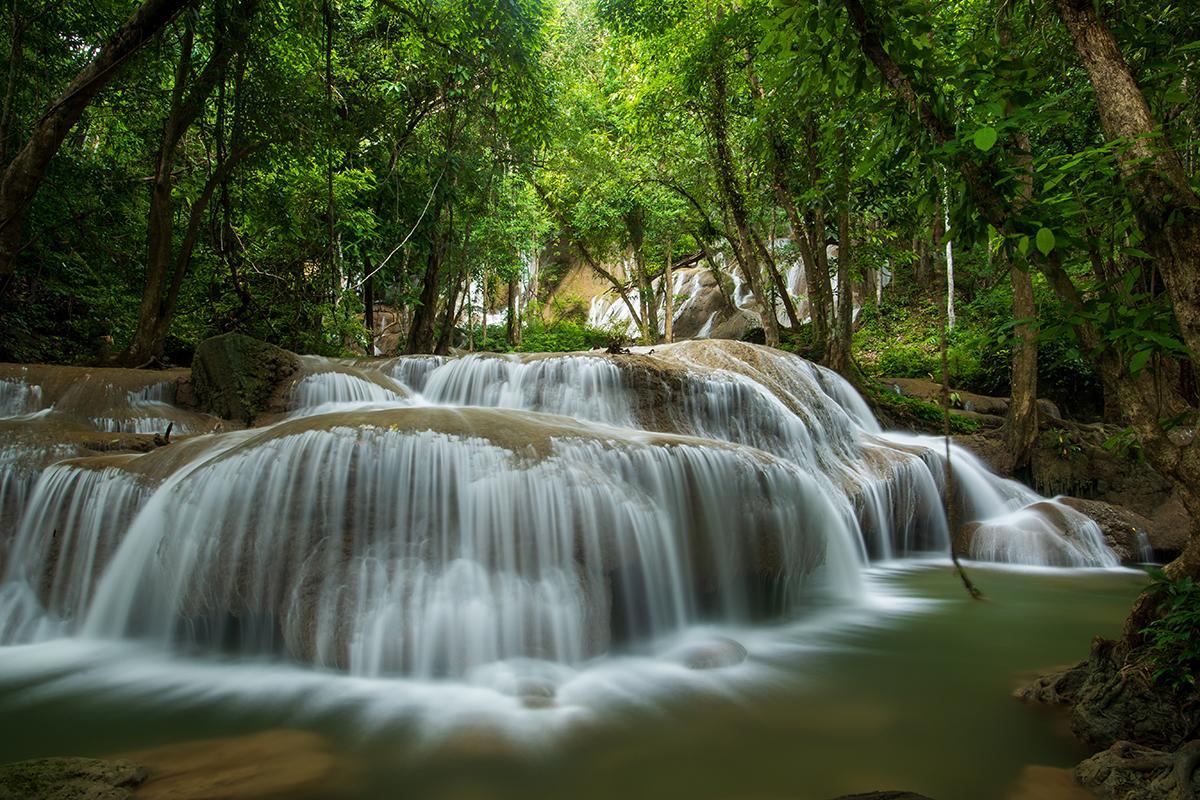 Cascada Pha Tat, Parque Nacional Khuean Srinagarindra (Kanchanaburi)