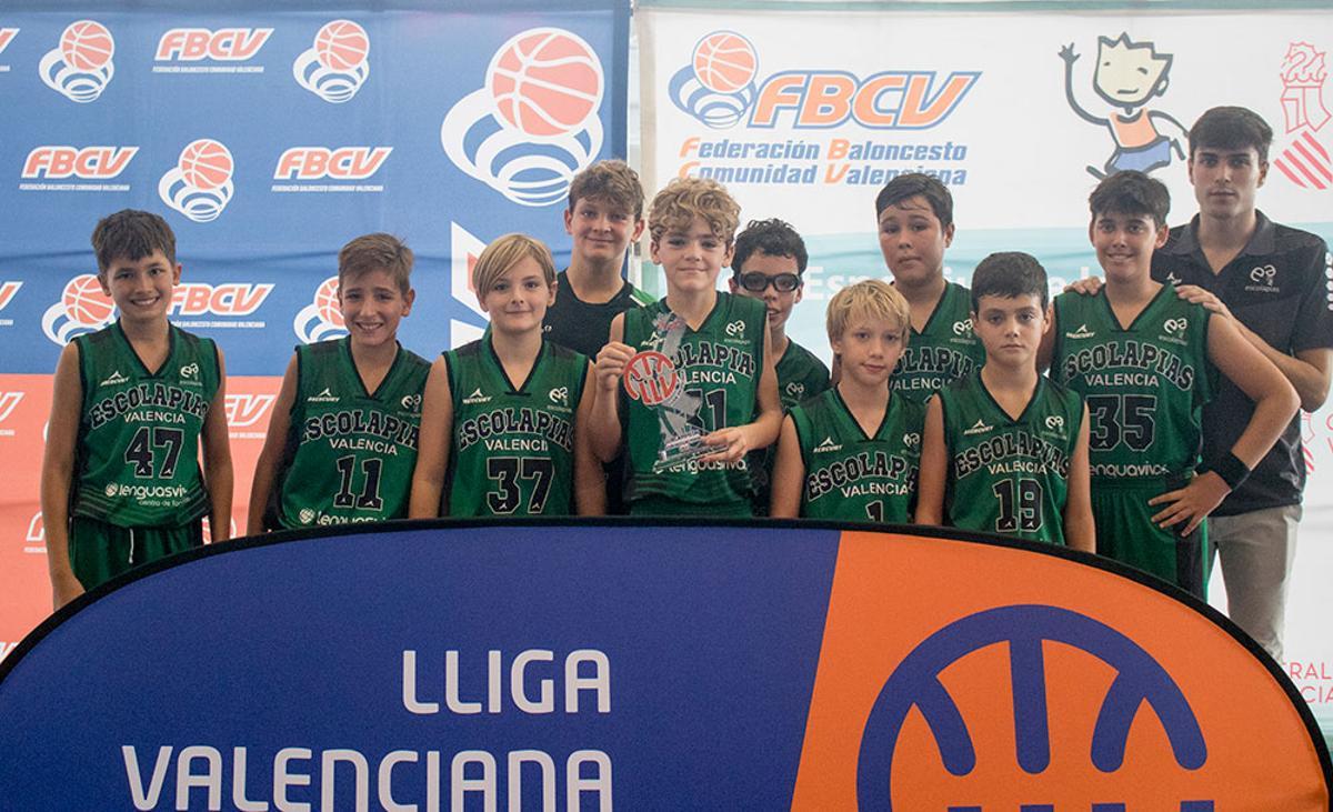 Subcampeón Alevín Masculino: CB Escolapias.