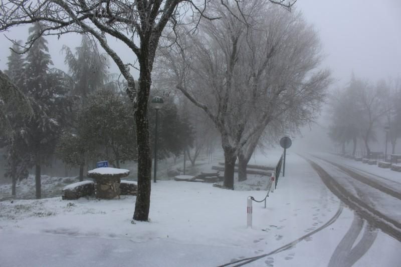 Nieve en la provincia de Córdoba