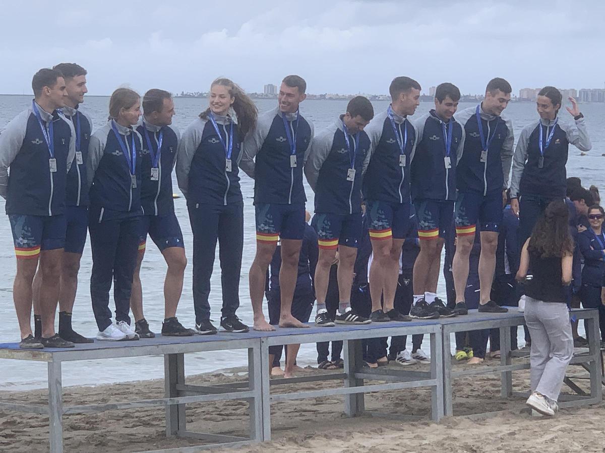 Las mejores imágenes de la Regata Interuniversidades de Santiago de la Ribera en la que ha participado la princesa Leonor